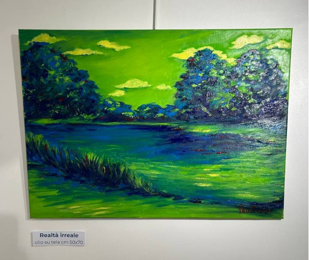 « Realtà irreale », huile sur toile de Paola Panero